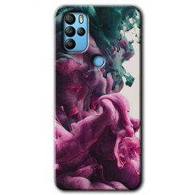 Omix X500 Liquid Cloud Baskılı Uyumlu Silikon Kılıf