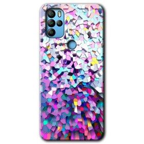 Omix X500 Mosaic Fragments Colorfull Baskılı Uyumlu Silikon Kılıf