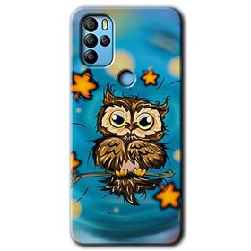 Omix X500 Owl Bird Stars Baskılı Uyumlu Silikon Kılıf