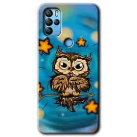 Omix X500 Owl Bird Stars Baskılı Uyumlu Silikon Kılıf
