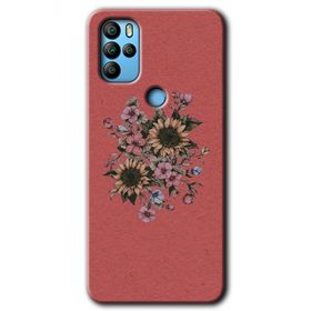 Omix X500 Retro Çiçek Baskılı Uyumlu Silikon Kılıf