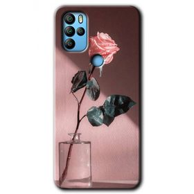 Omix X500 Retro Gül Baskılı Uyumlu Silikon Kılıf