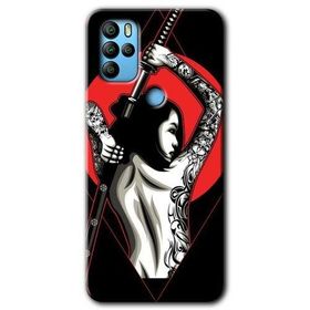 Omix X500 Samurai Girl Baskılı Uyumlu Silikon Kılıf