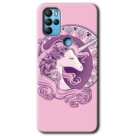 Omix X500 Unicorn Pembe Baskılı Uyumlu Silikon Kılıf