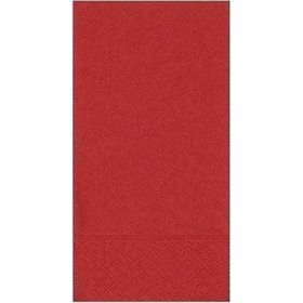 Omnipazar 100 Adet Kırmızı 33x33 cm 1/8 Garson Katlama Servis Peçetesi
