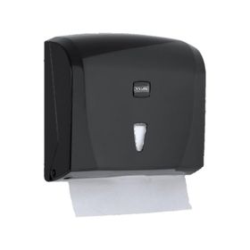 Omnipazar Vialli K20B Z Katlı Siyah 200'lü Havlu Dispenseri