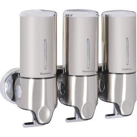 Omnipazar Xinda GS500T 3 x 500 ml Paslanmaz Çelik Manuel Sıvı Sabunluk