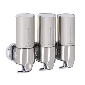 Omnipazar Xinda GS500T 3 x 500 ml Paslanmaz Çelik Manuel Sıvı Sabunluk