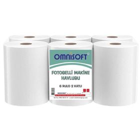 Omnisoft 21 cm 6 Rulo Fotoselli Hareketli Kağıt Havlu