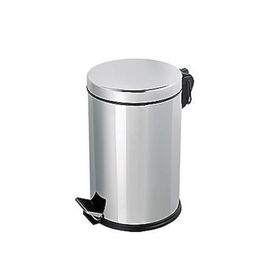 Omnisoft PLX3700-308 8 L Krom Paslanmaz Pedallı Çöp Kovası