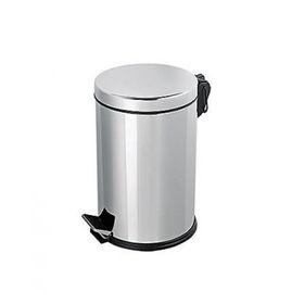 Omnisoft PLX3700-308 8 L Krom Paslanmaz Pedallı Çöp Kovası