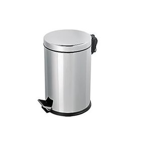 Omnisoft PLX3700-308 8 L Krom Paslanmaz Pedallı Çöp Kovası
