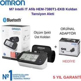 Omron M7 Intelli IT AFib HEM-7380T1 Üst Koldan Ölçer Tansiyon Aleti