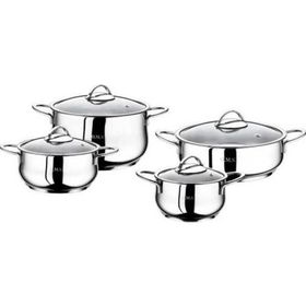 Oms 1023 8 Parça Çelik Tencere Seti