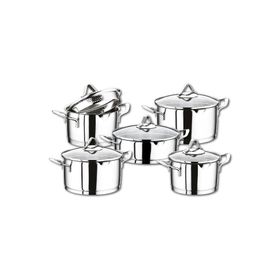 Oms 1057 10 Parça Silindir Tencere Seti