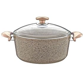Oms 3110 2 Parça Biogranit 30x13,5 cm Sütlü Kahve Derin Tencere