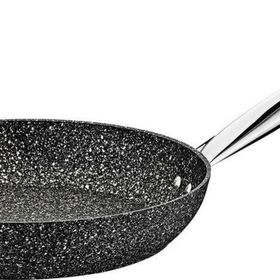Oms 3207 Siyah 26 cm İndüksiyonlu Granit Tava