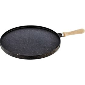 Oms 3285 Çift Taraflı Döküm Granit 35 cm Gözleme Krep Et Tavası