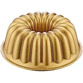 Oms 3288 25 cm Gold Döküm Granit Dilimli Kek Kalıbı