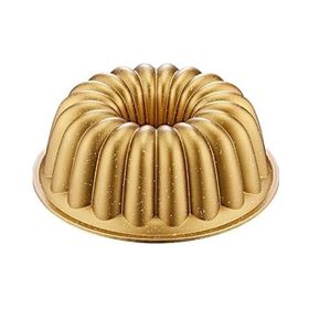 Oms 3288 25 cm Gold Döküm Granit Dilimli Kek Kalıbı
