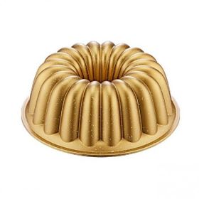 Oms 3288 25 cm Gold Döküm Granit Dilimli Kek Kalıbı