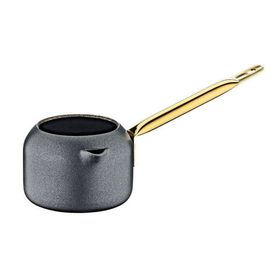 Oms 3519 16 Parça Bio Granit Antrasit Göve Gold Tencere Seti