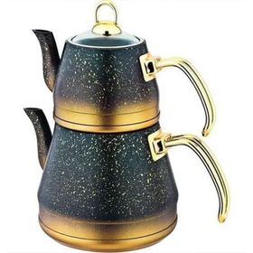 Oms 8200 Gold 4 Parça L Boy Granit Çaydanlık Takımı