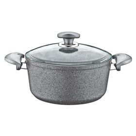 OMS Granit Gri 28 cm Derin Tencere