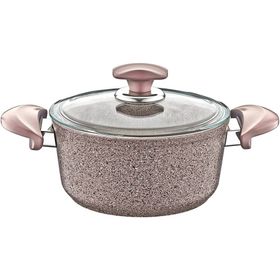 Oms Granit Kahverengi 20 cm Derin Tencere