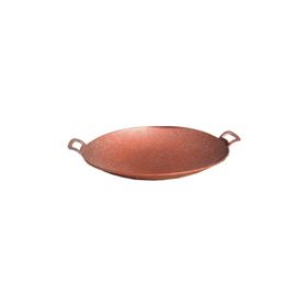 Oms Kırmızı 40 cm Granit Kavurma Sacı