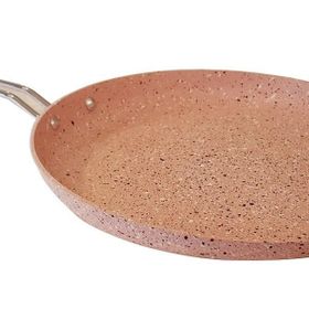 Oms Pembe 26 cm Granit Krep Tavası