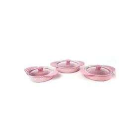 Oms Pembe 3015 6 Parça Granit Sahan Set
