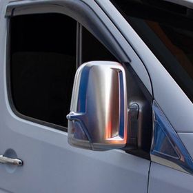 Omsa 2 Parça Abs 2006-2018 Arası Mercedes Sprinter Saten Krom Ayna Kapağı