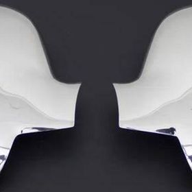 Omsa 2 Parça Abs 2008-2013 Arası Renault Kangoo 2 Krom Ayna Kapağı