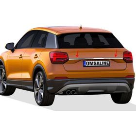 Omsa Audi Q2 Krom Plaka Üstü 2016 ve Sonrası Bagaj Çıtası