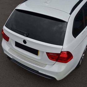 Omsa BMW 3 Serisi E91 SW 2005-2008 Arası Taşlı Krom Arka Tampon Eşiği