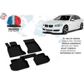 Omsa Bmw 5 Serisi F10 X Drive 4D Siyah 2013-2016 Arası Havuzlu Paspas