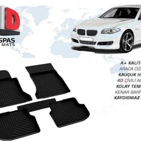 Omsa Bmw 5 Serisi F10 X Drive 4D Siyah 2013-2016 Arası Havuzlu Paspas