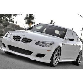 Omsa Bmw E60 5 Serisi 2003-2010 Piano Black Flaplı Ön Lip