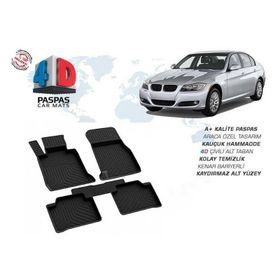 Omsa Bmw E90 3 Serisi 4D Siyah 2005-2010 Arası Havuzlu Paspas