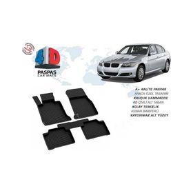 Omsa Bmw E90 3 Serisi 4D Siyah 2005-2010 Arası Havuzlu Paspas