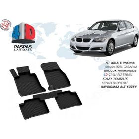Omsa Bmw E90 3 Serisi 4D Siyah 2005-2010 Arası Havuzlu Paspas
