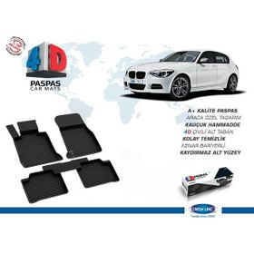 Omsa Bmw F20 1 Serisi 4D Siyah 2011 ve Sonrası Havuzlu Paspas