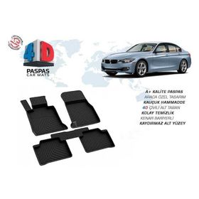 Omsa Bmw F30 3 Serisi 4D Siyah 2011 ve Sonrası Havuzlu Paspas