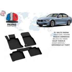 Omsa Bmw F30 3 Serisi 4D Siyah 2011 ve Sonrası Havuzlu Paspas
