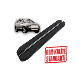 Omsa Chevrolet Captıva 2006 Yılı ve Sonrası Araca Özel Nevada Siyah Yan Basamak