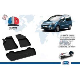 Omsa Citroen Berlingo 2 4D Siyah 2008-2018 Arası Havuzlu Paspas