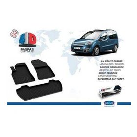 Omsa Citroen Berlingo 2 4D Siyah 2008-2018 Arası Havuzlu Paspas