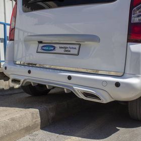 Omsa Citroen Berlingo Krom 2008-2018 Arası Bagaj Alt Çıta