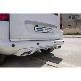 Omsa Citroen Berlingo Krom 2008-2018 Arası Bagaj Alt Çıta